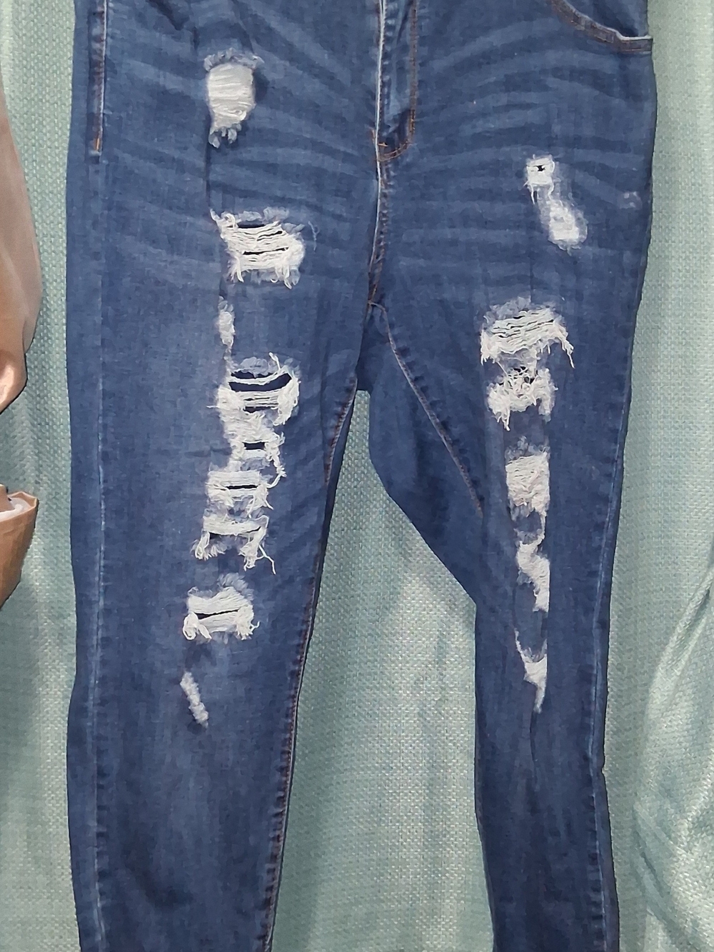 Rue 21 Distressed High-Rise Ankle Women’s Jeans -medium Blue Size 20